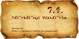 Tárkányi Viktória névjegykártya